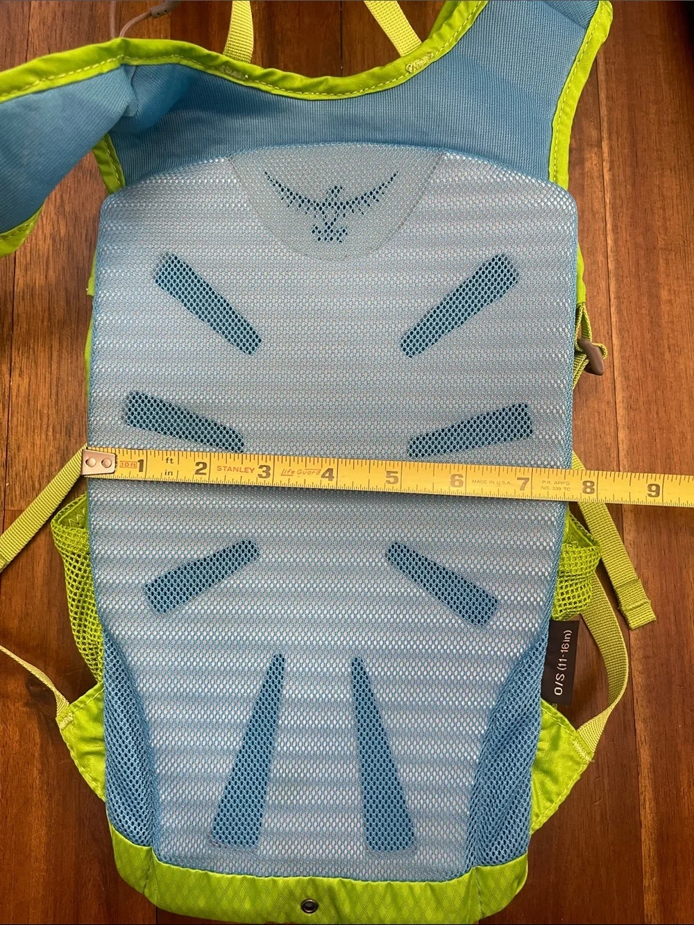 Osprey Moki Kids green hydration backpack